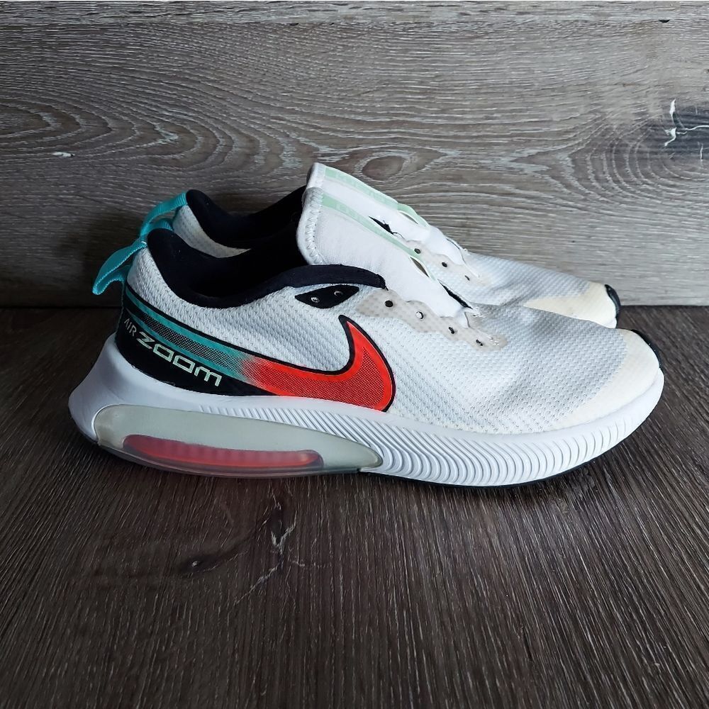 Nike Air Zoom Arcadia White Running Shoes Sneakers DA1242-101 Size 6Y